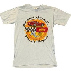 Vintage 80s National Council of Corvette Clubs 1982 Car Single Stitch Shirt XXS